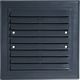 Unimet Kratka wentylacyjna 14x14 skrecana grafit