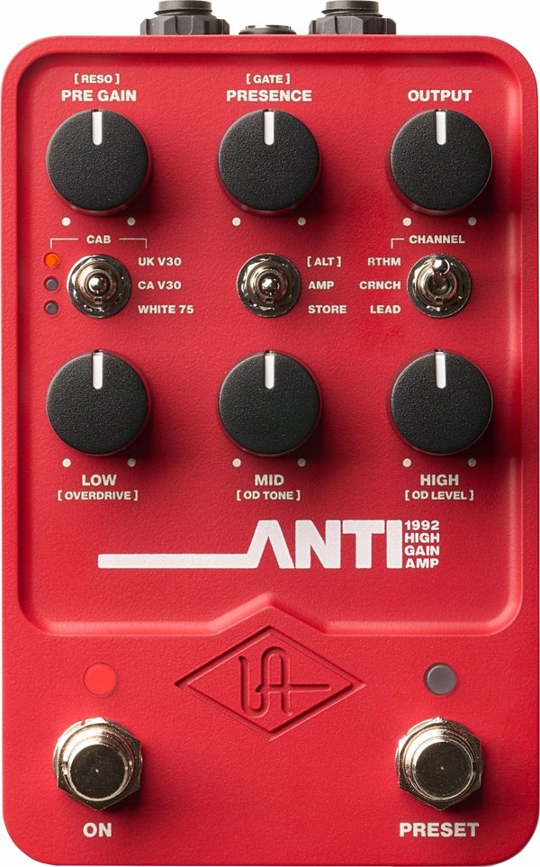 Universal Audio UAFX ANTI 1992 High Gain Amp Emulator - Πετάλι Εφέ Κιθάρας