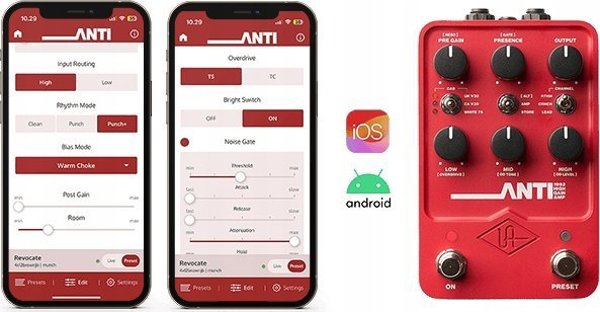 Universal Audio UAFX ANTI 1992 High Gain Amp Emulator - Πετάλι Εφέ Κιθάρας
