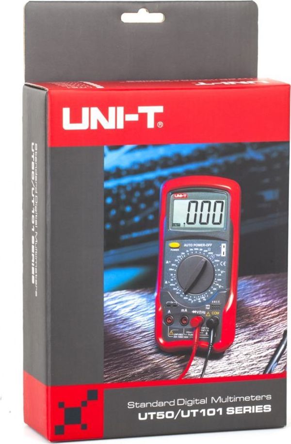 Uni-T UT51 Ψηφιακό Πολύμετρο Γενικής Χρήσης – Μετρητής Τάσης και Έντασης Ρεύματος