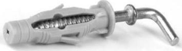 Unimet KOLEK ROZPOROWY DO PLYT GIPS. Z HAKIEM PROSTYM 8/5MM