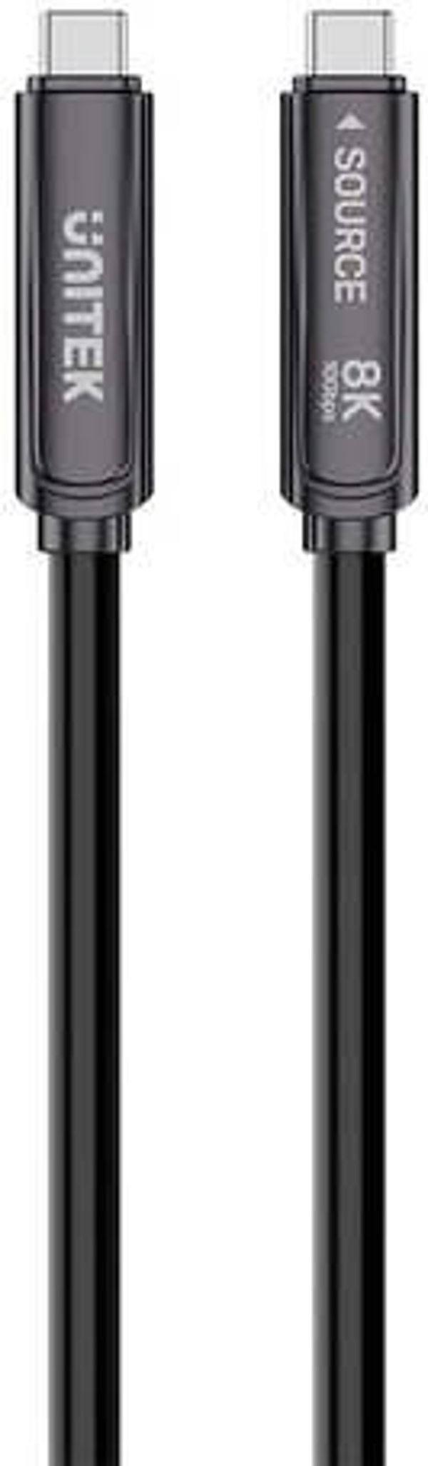 Unitek Καλώδιο USB-C σε USB-C, 10Gbps, PD 60W, 8K@30Hz, 5m