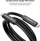 Unitek Καλώδιο USB-C σε USB-C, 10Gbps, PD 60W, 8K@30Hz, 5m