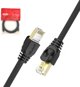 Unitek Καλώδιο Δικτύου RJ45 Cat.7 SSTP, 0.5m, Μαύρο (C1808HBK)