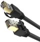 Unitek Καλώδιο Δικτύου RJ45 Cat.7 SSTP, 0.5m, Μαύρο (C1808HBK)