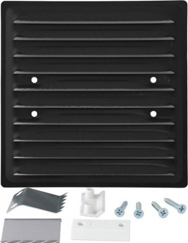 UN KRATKA METALOWA 150*150MM UCHWYT ROZPRÄÅ»NY CZARNA