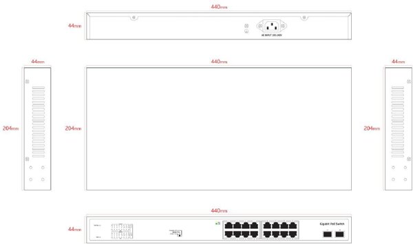 Unmanaged Intelligent 16 PoE