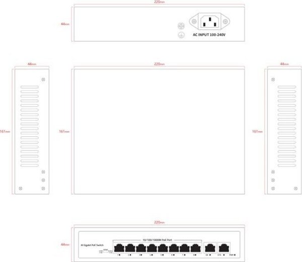 Unmanaged Intelligent 8 PoE