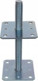 Podstawa slupa z regulowana wysokoscia M24*250 110*110mm