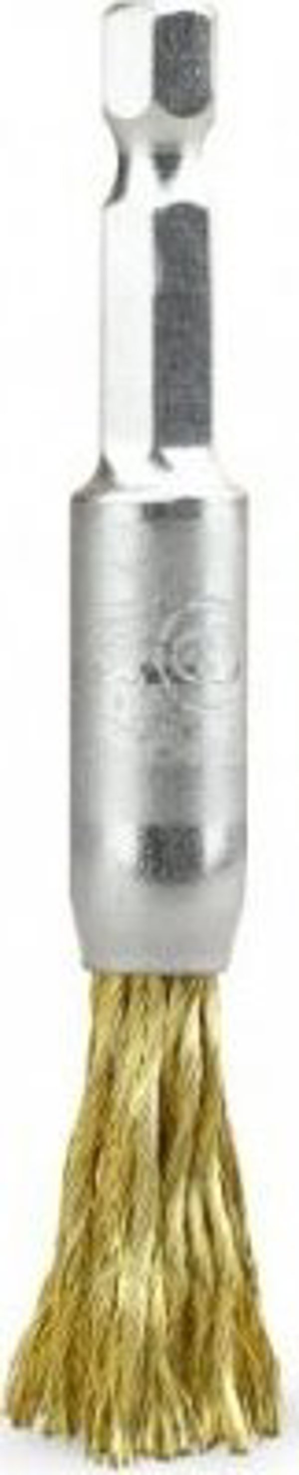 Szczotka pedzelkowa z bitem 1/4 10mm