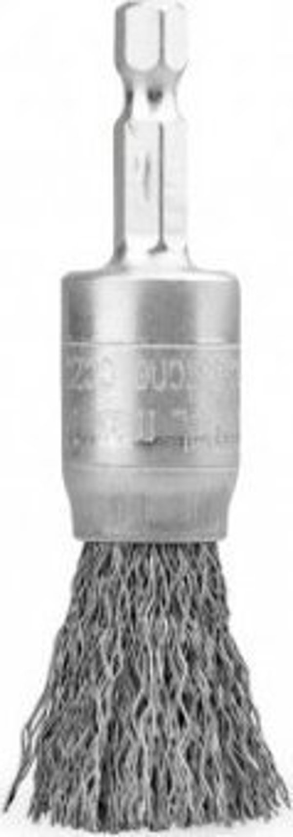 UN Szczotka pedzelkowa z bitem 1/4 drut stalowy fi17mm