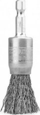 UN Szczotka pedzelkowa z bitem 1/4 drut stalowy fi17mm