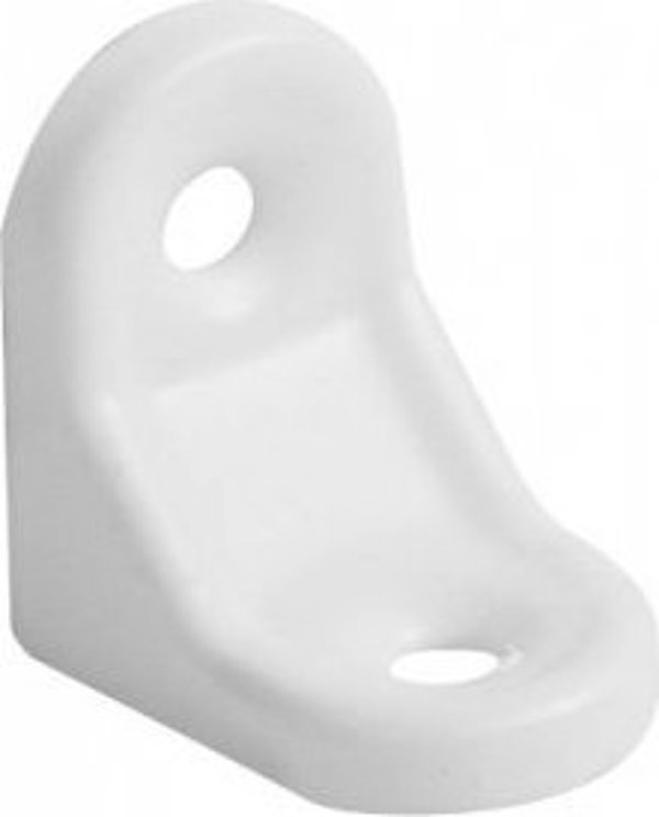 UN WSPORNIK Ατσάλινος μικρός στηρίκτης 30x30mm λευκός (1 τεμάχιο)