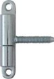 UN Mεντεσές Βιδωτός Γαλβανισμένος Λευκός 15x50mm 2 τεμ.