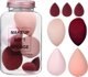 Σετ 7 σφουγγαράκια μακιγιάζ Upominkarnia CREAMY RED DUO GB06CZE