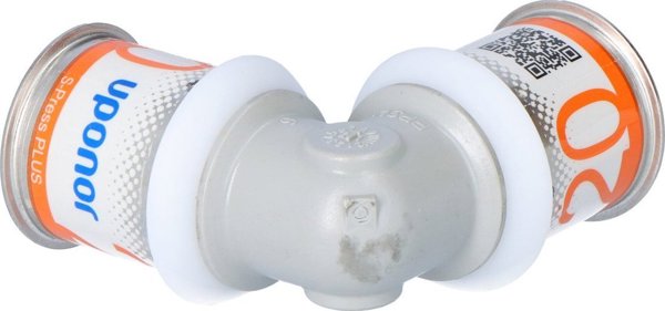 Uponor S-Press PLUS Γωνία PPSU 20-20, Εξάρτημα Ύδρευσης με Δείκτη Σύσφιξης και Ελέγχου Διαρροής