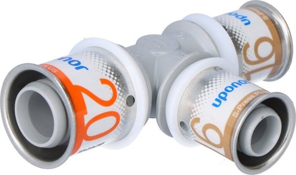 Uponor S-Press PLUS Μειωτικός Ταυ PPSU 20-16-16 - Εξάρτημα Υδραυλικών Συστημάτων