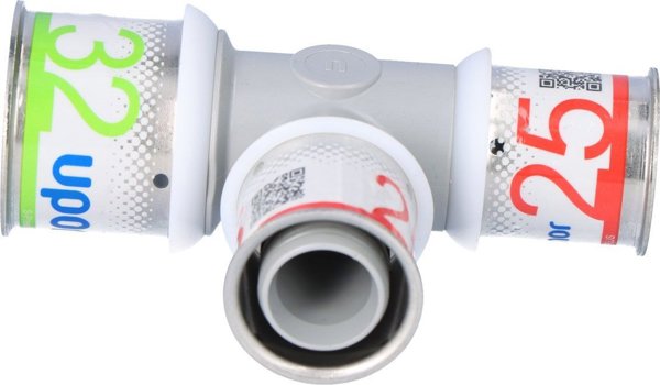 Uponor S-Press PLUS Μειωτικό Ταφ PPSU 32-25-25, Σύνδεσμος Ύδρευσης