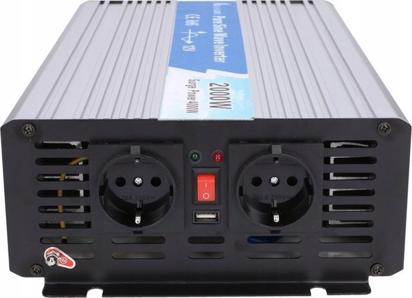 UPS Epos EXTRALINK VOLTAGE CONVERTER 12V - 230V, 2000W, PURE SINUS OPIP-2000W