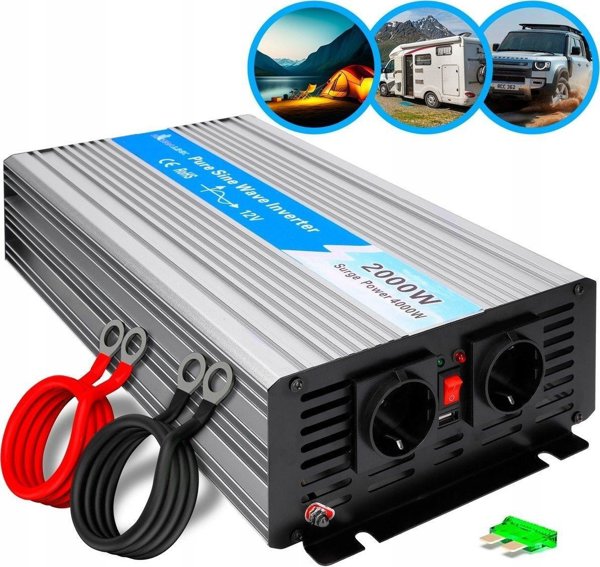 UPS Epos EXTRALINK VOLTAGE CONVERTER 12V - 230V, 2000W, PURE SINUS OPIP-2000W