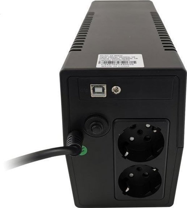 AVIZIO UPS 850VA 480W Line-Interactive με AVR, Αδιάλειπτο Τροφοδοτικό 12V 9AH