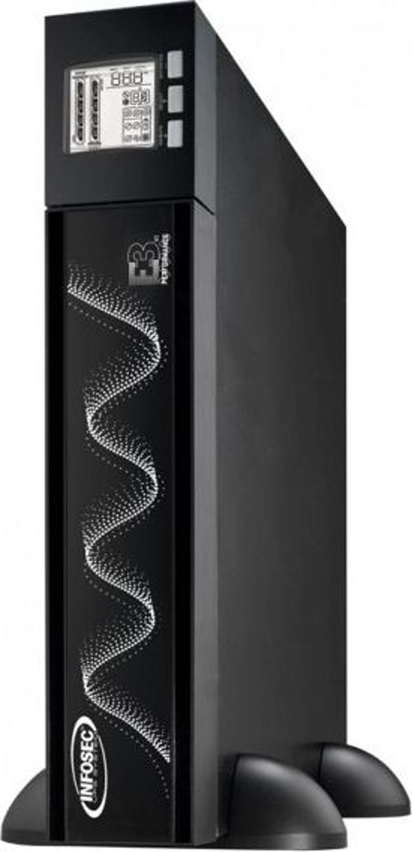 Infosec UPS E3 Performance 1100 RT, 1100VA, Line Interactive, Rack Mount & Tower, 67024