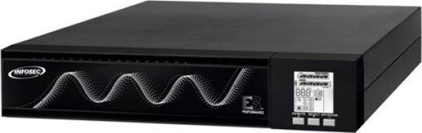 Infosec UPS E3 Performance 1100 RT, 1100VA, Line Interactive, Rack Mount & Tower, 67024