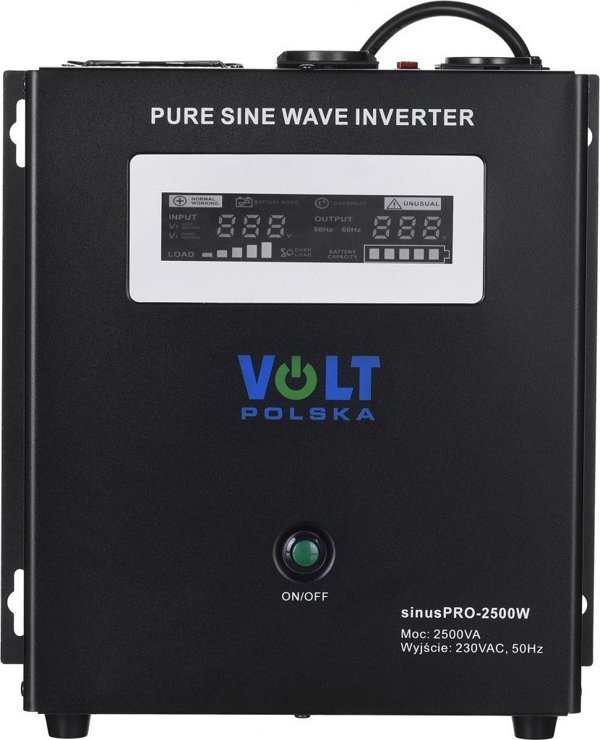 Volt UPS Sinus Pro 2500VA - Line-Interactive Σύστημα Αδιάλειπτης Παροχής Ενέργειας 2500W, Μαύρο