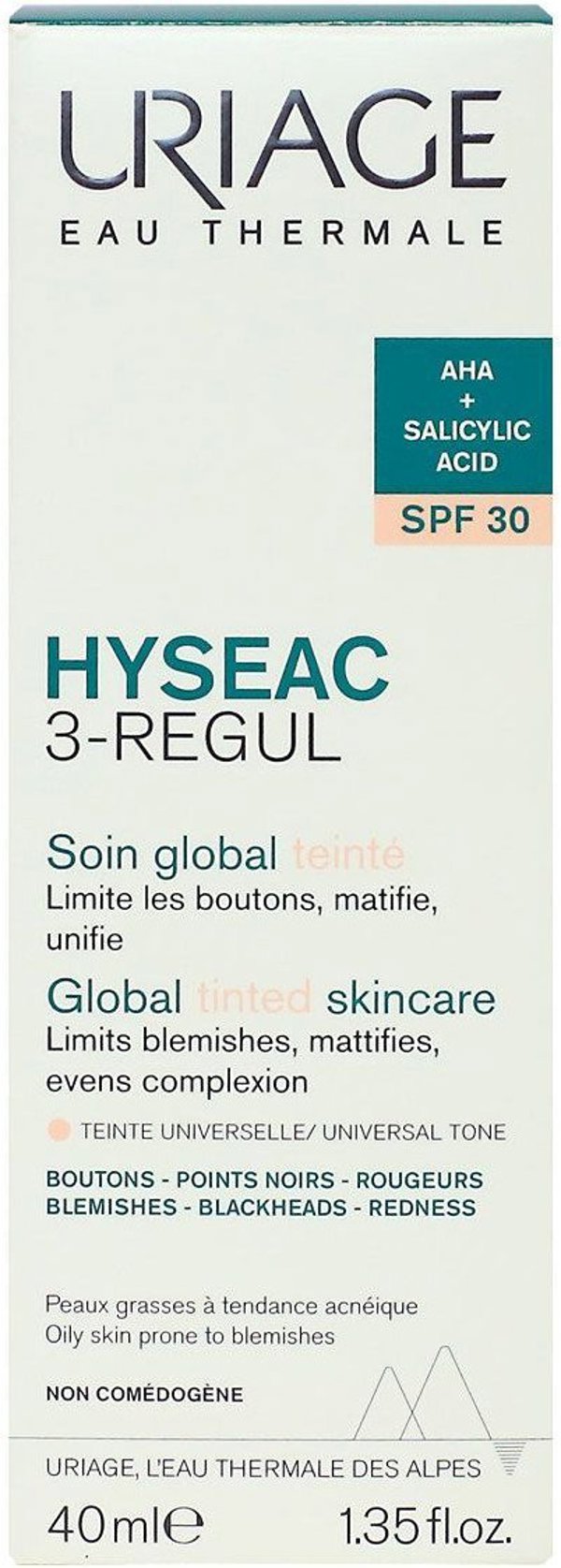 URIAGE Hyseac 3-Regul Global Tinted Care SPF30 40ml