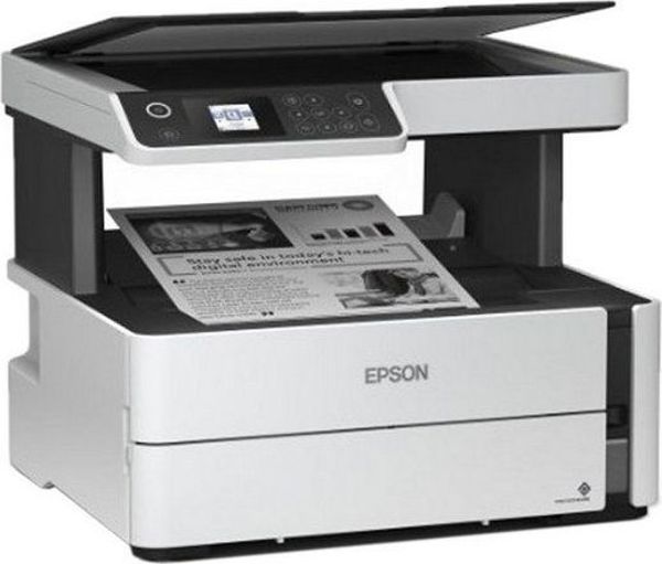 Epson EcoTank ET-M2170 Πολυμηχάνημα Εκτυπωτής, Scanner, Φωτοτυπικό, Ασπρόμαυρη Εκτύπωση, Wi-Fi, Ethernet