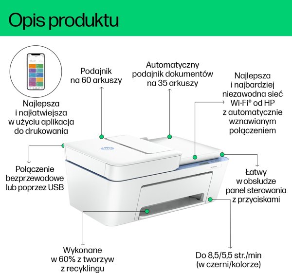 HP πολυλειτουργικός εκτυπωτής HP Deskjet 4222e