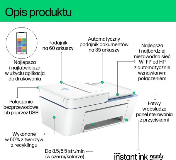 HP πολυλειτουργικός εκτυπωτής HP Deskjet 4222e