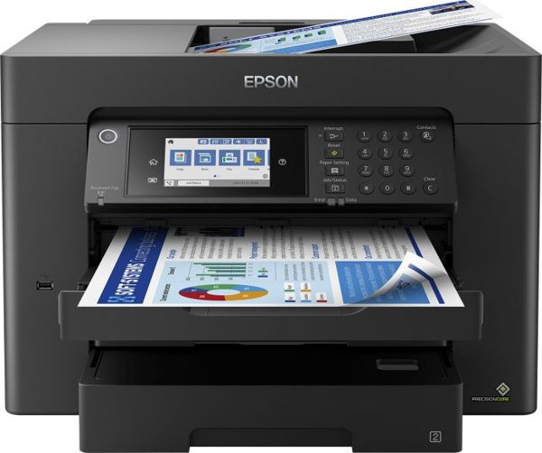 Epson WorkForce WF-7840DTWF Πολυλειτουργικός Εκτυπωτής A3+ με Duplex, Σάρωση & Φαξ (C11CH67402)