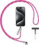 Usams Smycz do telefonu z kablem do ladowania SJ745 60W USB-C do USB-C 1.2m rozowy