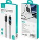 Καλώδιο Usams Meteor Series USB-C σε USB-C 100W, 1.2m, Γρήγορης Φόρτισης, από Κράμα Ψευδαργύρου, Μαύρο (US-SJ744)