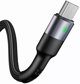 USAMS Kabel pleciony U55 2A USB-C for set U55 czarny/black 1m SJ449ZJ01 (US-SJ449)