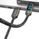 Usams Καλώδιο Meteor US-SJ743 USB-C σε Lightning 30W 1.2m, Γρήγορης Φόρτισης, από Κράμα Ψευδαργύρου, Μαύρο