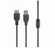 USB 2.0 cable M/F 1.8m Black 84031 (4751036840318)
