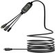 USB-C HUB Cable with USB3.0 &