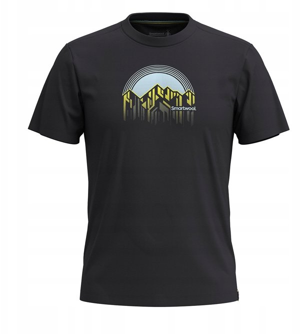 U'S Dusk to Dawn Graphic Short Sleeve Tee Slim Fit, 001 | black, M