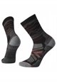 U'S Hike Light Cushion Mountain Range Pattern Crew Socks, 001 | black, M