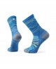 U'S Hike Light Cushion Mountain Range Pattern Crew Socks, J96 | laguna blue, XL
