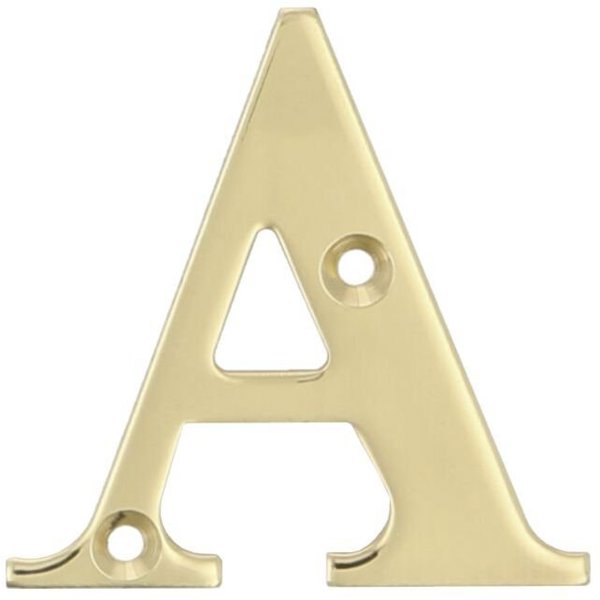 Usorteret LETTER A 2879 SOLID BRASS