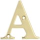 Usorteret LETTER A 2879 SOLID BRASS