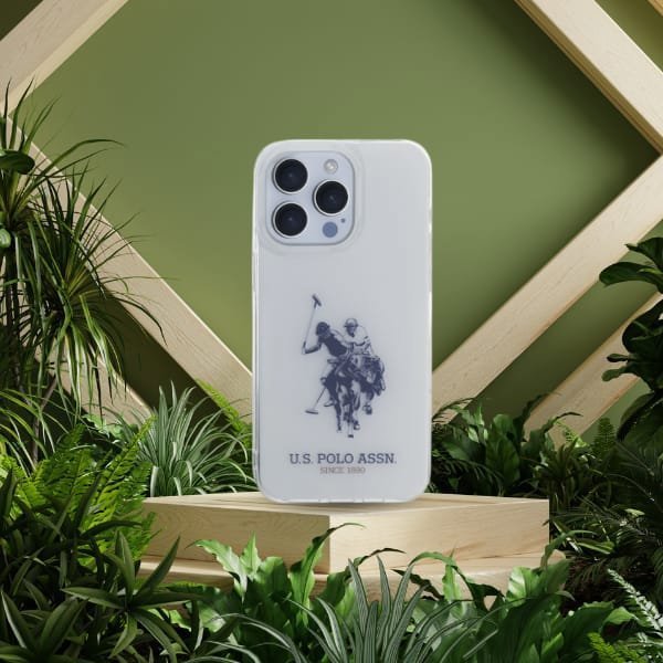 US Polo USHCP15XTPUHRBH iPhone 15 Pro Max 6,7" λευκό Shiny Big Logo