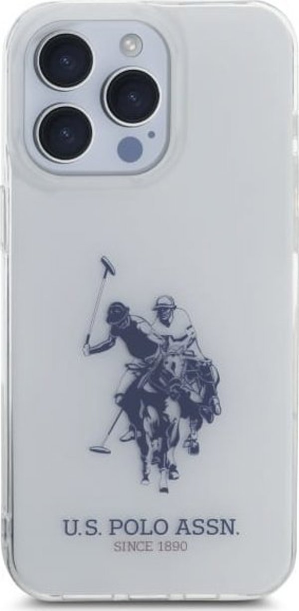 US Polo USHCP15XTPUHRBH iPhone 15 Pro Max 6,7" λευκό Shiny Big Logo