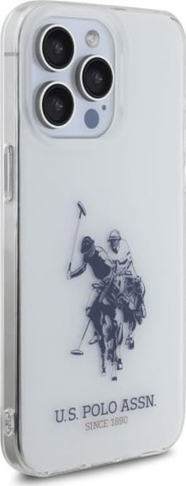 US Polo USHCP15XTPUHRBH iPhone 15 Pro Max 6,7" λευκό Shiny Big Logo
