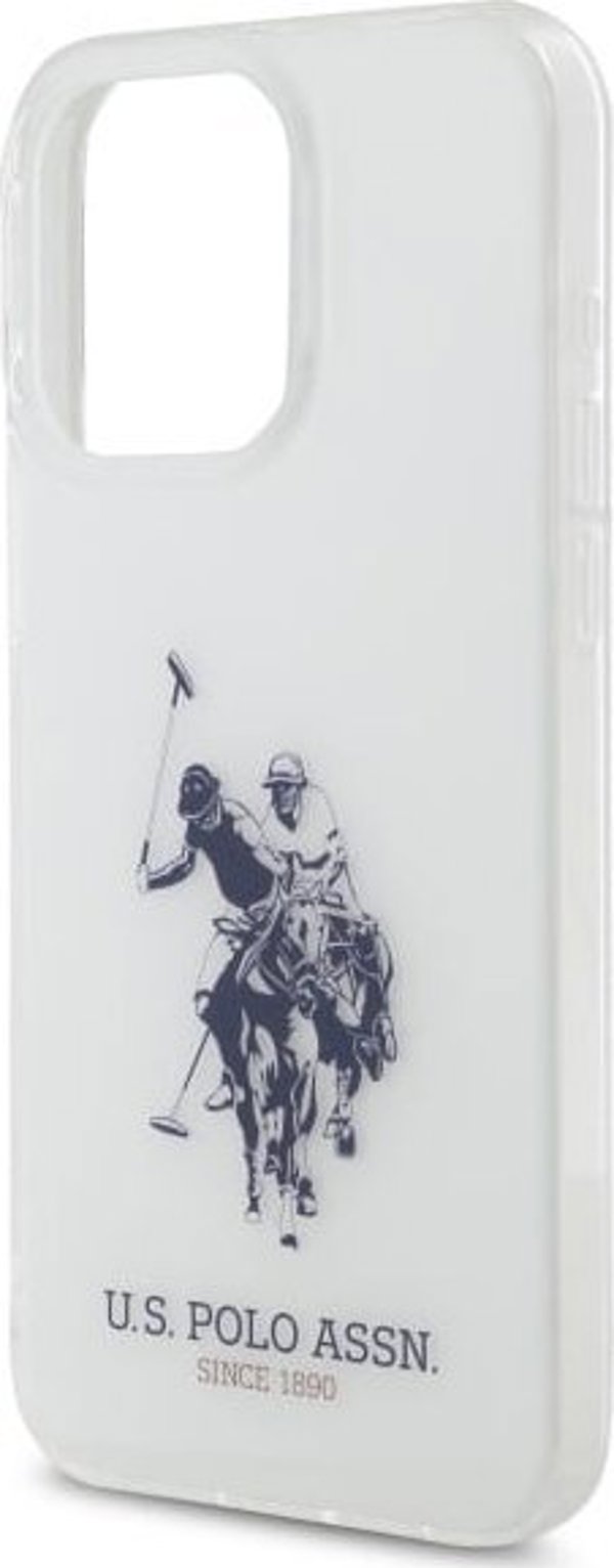 US Polo USHCP15XTPUHRBH iPhone 15 Pro Max 6,7" λευκό Shiny Big Logo
