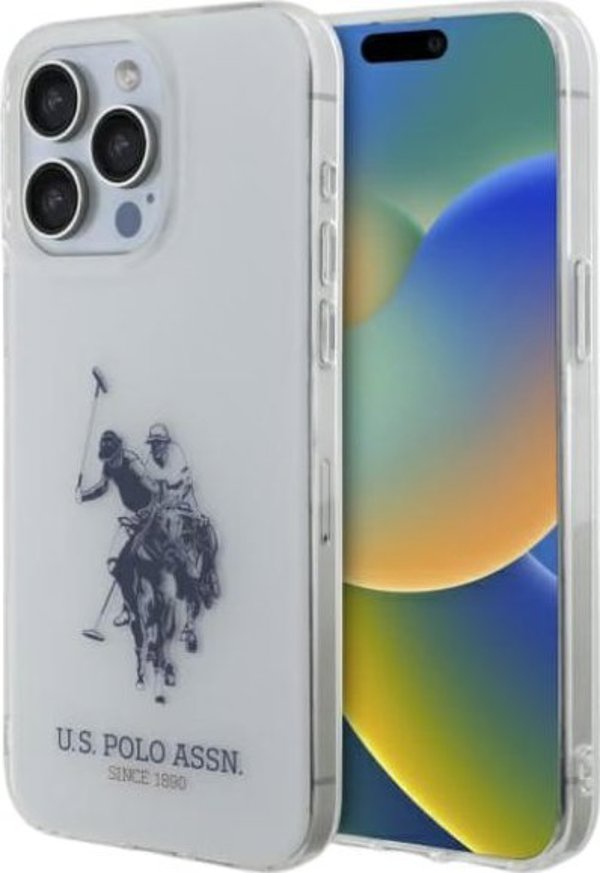 US Polo USHCP15XTPUHRBH iPhone 15 Pro Max 6,7" λευκό Shiny Big Logo