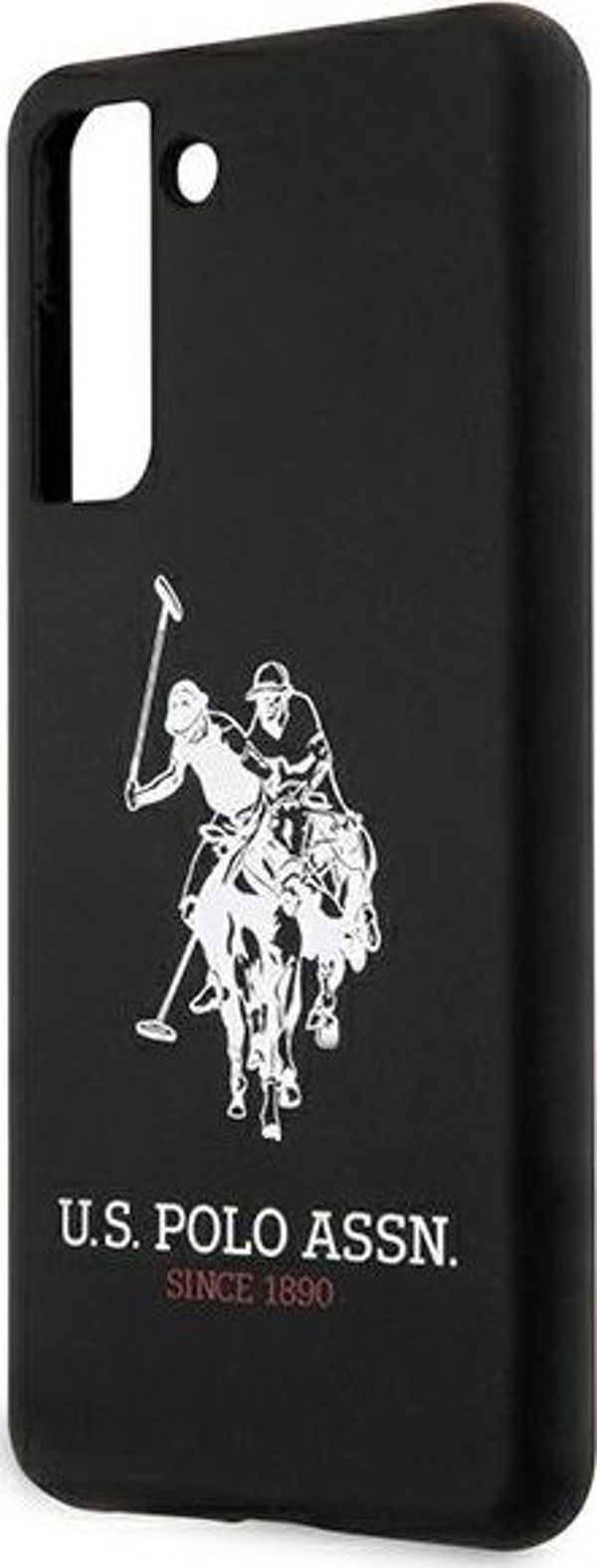 Θήκη Smartphone U.S. Polo Assn. S21+ Λογότυπο Σιλικόνης, Μαύρο